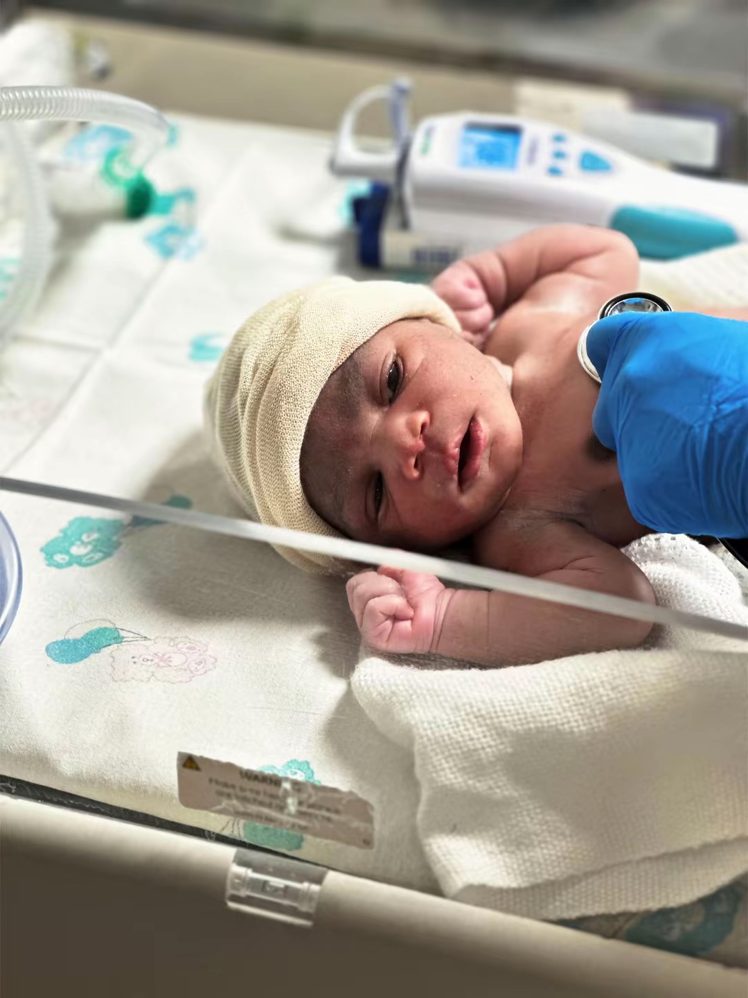 Rayyan first check in the hospital